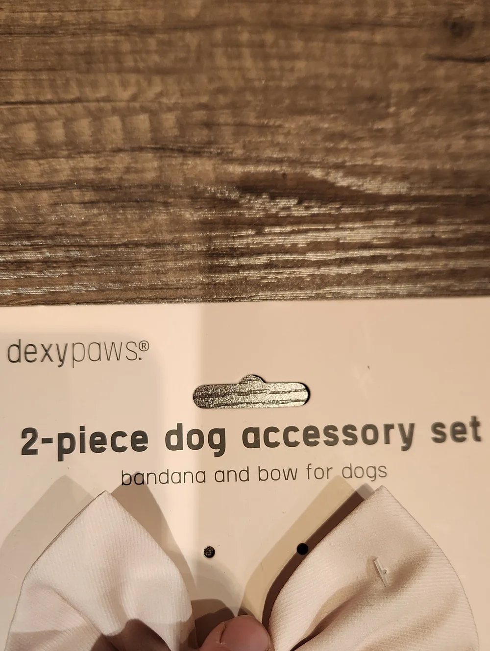 NWT Dexypaws 2pc Dog Accesory Set Bandana & Bow 3 Adjustable Sizes